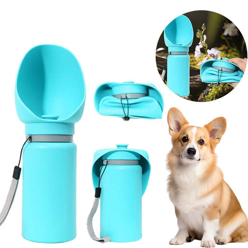 Folding Pet Outdoor Walking Mug Portable Travel Water Bottle Puppy Cats Dogs Drinking Water Dispenser Cup Supplies